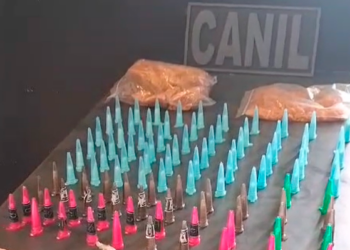 Drogas apreendidas. (Divulgação)