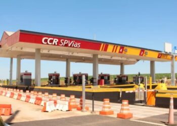 Praça de pedágio da CCR SPVias. (Divulgação)