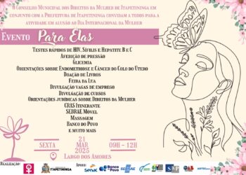 A Prefeitura Municipal de Itapetininga, em parceria com o Conselho Municipal dos Direitos da Mulher