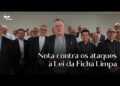 A Confêrencia Nacional dos Bispos do Brasil (CNBB), reunida em Brasília, manifestou indignação e perplexidade diante das propostas de mudanças na Lei da Ficha Limpa