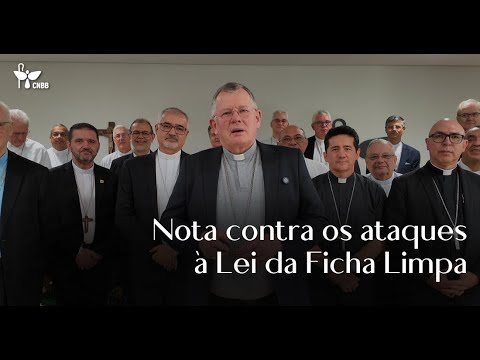 A Confêrencia Nacional dos Bispos do Brasil (CNBB), reunida em Brasília, manifestou indignação e perplexidade diante das propostas de mudanças na Lei da Ficha Limpa