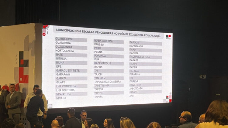 Itapetininga recebe Prêmio “Excelência Educacional” do Governo do Estado