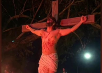 A encenação da Paixão de Cristo será realizada na próxima sexta-feira (18), no Horto Religioso