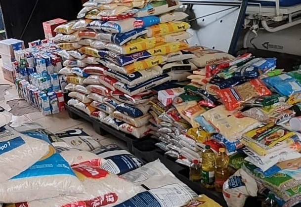 Em uma ação de solidariedade, a Citrosuco arrecadou cerca de 3.500 quilos de alimentos durante o evento “Dia S”