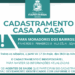 A Prefeitura de Itapetininga informou que realizará amanhã (17) um cadastramento casa a casa