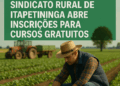 Três cursos gratuitos estão com inscrições abertas no Sindicato Rural de Itapetininga