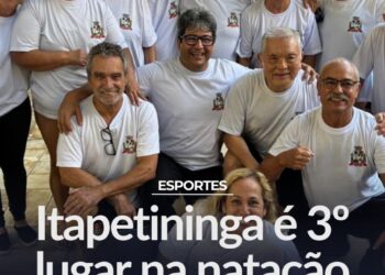 Itapetininga conquista 3º lugar nas categorias masculina e feminina na Natação nos Jogos da Melhor Idade (JOMI)