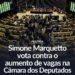 A deputada federal Simone Marquetto votou contra o aumento do número de deputados federais