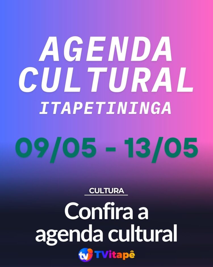 Confira a agenda cultural