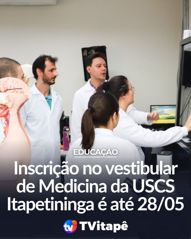 Inscrição no vestibular de Medicina da USCS Itapetininga é até 28/05