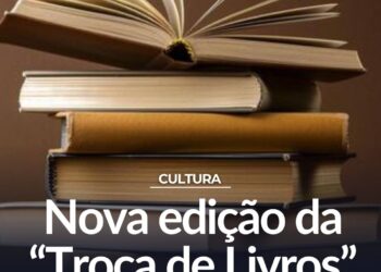 A nova edição do evento “Troca de Livros” será realizada no dia 28 de maio, das 9h às 17h