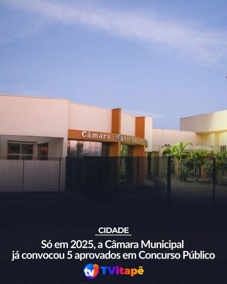 Apenas em 2025, a Câmara Municipal de Itapetininga já chamou 5 aprovados em concurso público realizado em 10 de março de 2024.