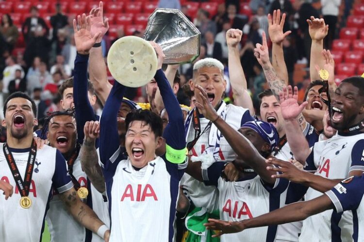 Tottenham vence Manchester United e é campeão da Europa League