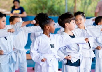 Aulas gratuitas de Taekwondo para crianças de 7 a 9 anos em Itapetininga (Reprodução CESC)