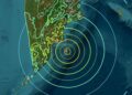 O terremoto de magnitude 8,8 é o mais forte registrado no mundo desde 2011 (Reprodução TVI)