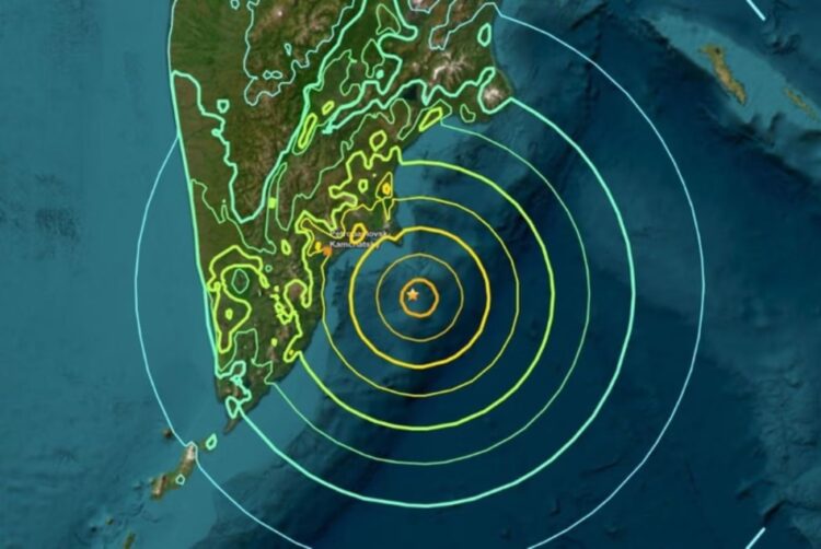 O terremoto de magnitude 8,8 é o mais forte registrado no mundo desde 2011 (Reprodução TVI)