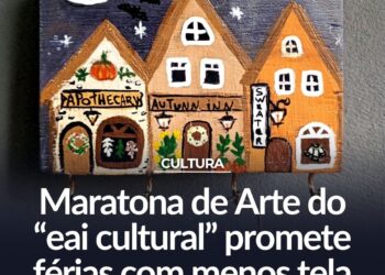 Maratona de Arte do “eai cultural” promete férias com menos tela e mais criação em Itapetininga