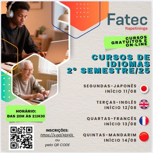 Aprenda um Novo Idioma Gratuitamente com a Fatec Itapetininga