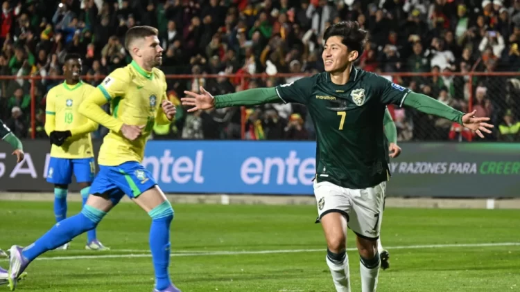 Bolívia vence o Brasil e se classifica para a repescagem para a Copa do Mundo 2026
