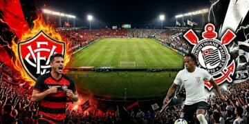 Agora vai? Timão tenta repetir brilho da Liberta para afastar o fantasma do rebaixamento contra o Vitória.